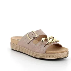 Sandali E Infradito|Igi&Co Sandali In Pelle Da Donna Caramel Laminato