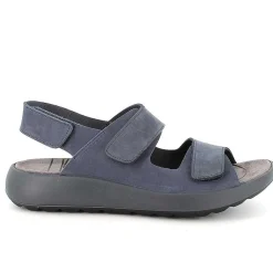 Scarpe Ecosostenibili|Igi&Co Sandali In Pelle Da Uomo Blu