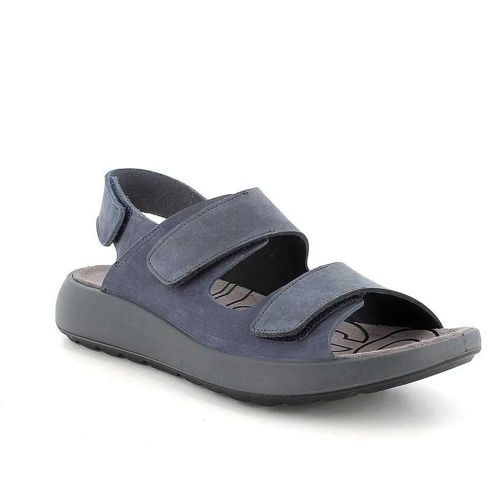 Scarpe Ecosostenibili|Igi&Co Sandali In Pelle Da Uomo Blu