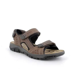 Sandali|Igi&Co Sandali In Pelle Da Uomo Fango Chiaro