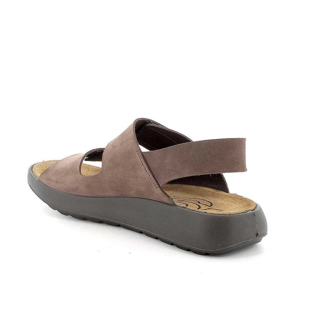 Scarpe Ecosostenibili|Igi&Co Sandali In Pelle Da Uomo Marrone Scuro