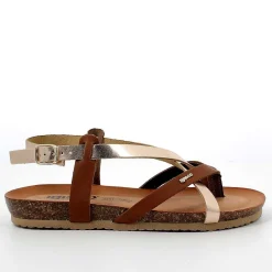 Sandali E Infradito|Igi&Co Sandalo Con Infradito In Pelle Da Donna Cipria-Marrone