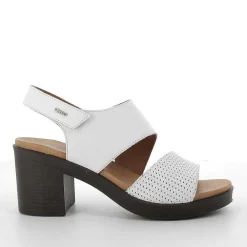 Scarpe Con Tacco|Igi&Co Sandalo Con Tacco In Pelle Da Donna Bianco