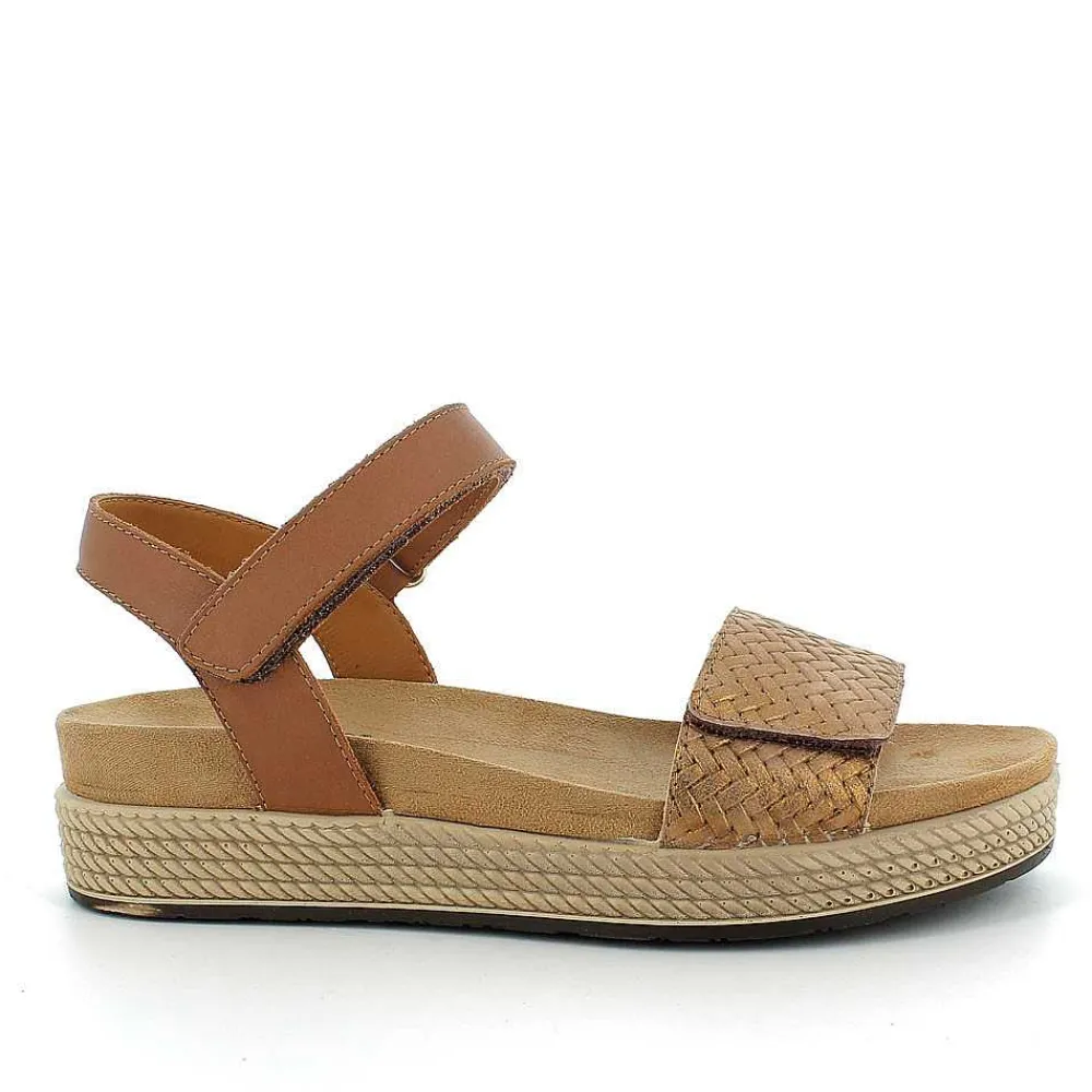 Sandali E Infradito|Igi&Co Sandalo In Pelle Da Donna Cognac-Cuoio