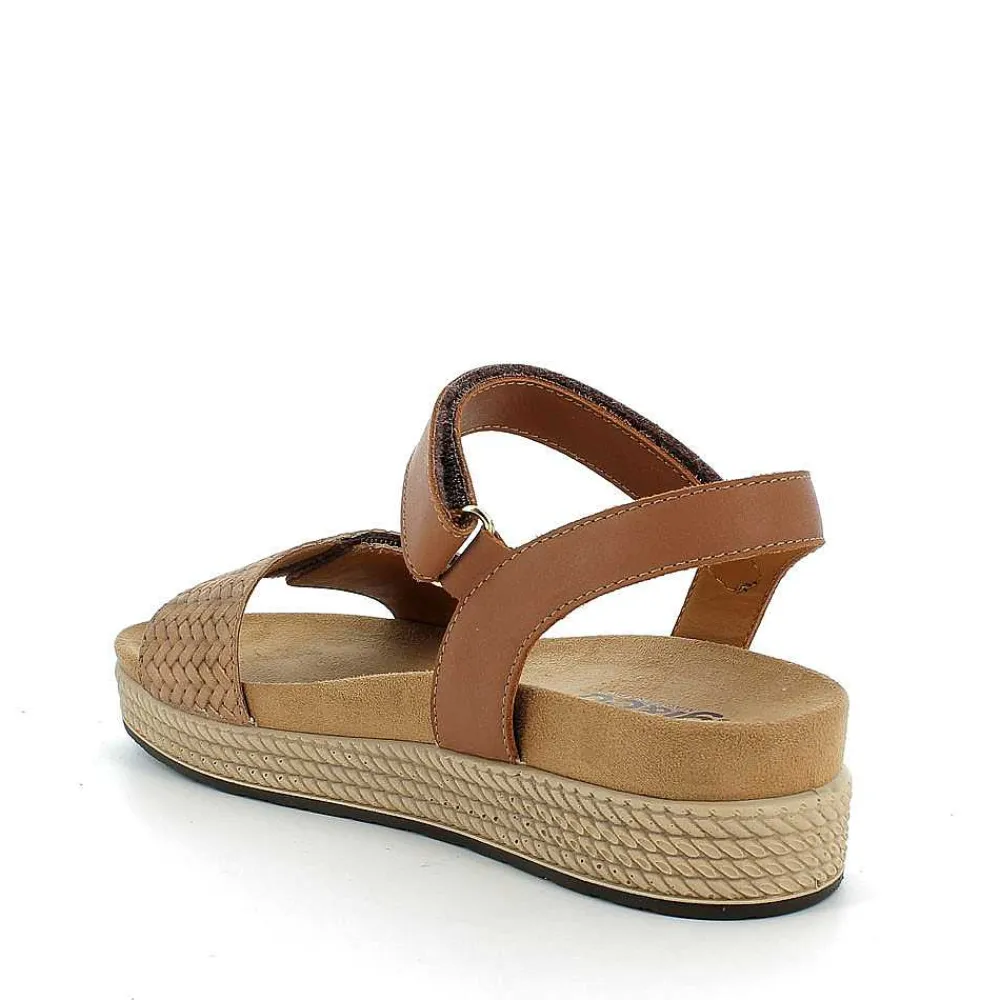 Sandali E Infradito|Igi&Co Sandalo In Pelle Da Donna Cognac-Cuoio