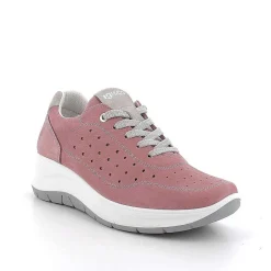 Zeppe|Igi&Co Scarpe Con Zeppa In Pelle Da Donna Rosa Antico