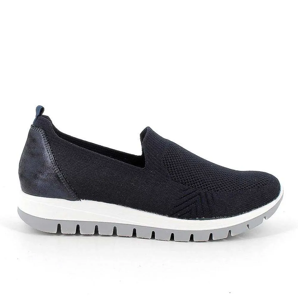 Mocassini E Slip On|Igi&Co Slip On Calzino Da Donna Blu