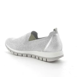 Mocassini E Slip On|Igi&Co Slip On Calzino Da Donna Bianco-Argento