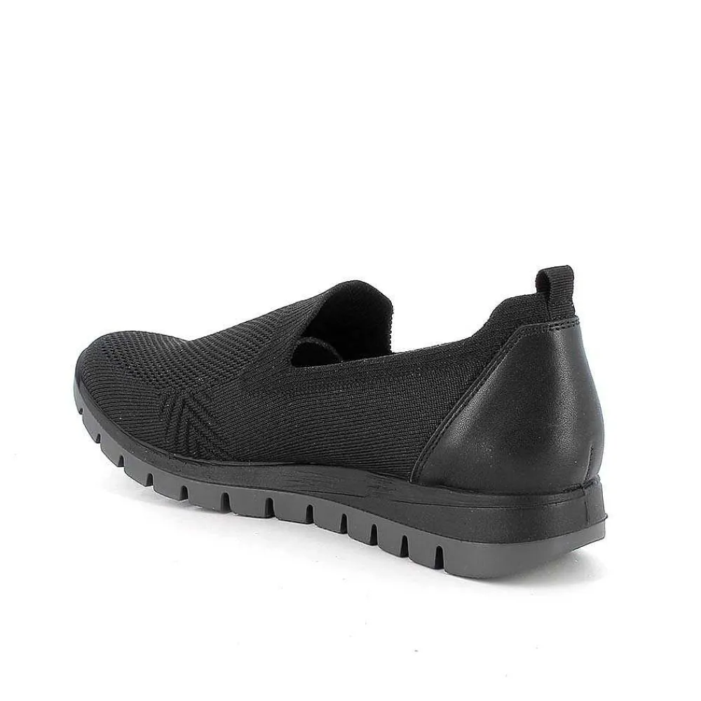 Mocassini E Slip On|Igi&Co Slip On Calzino Da Donna Nero
