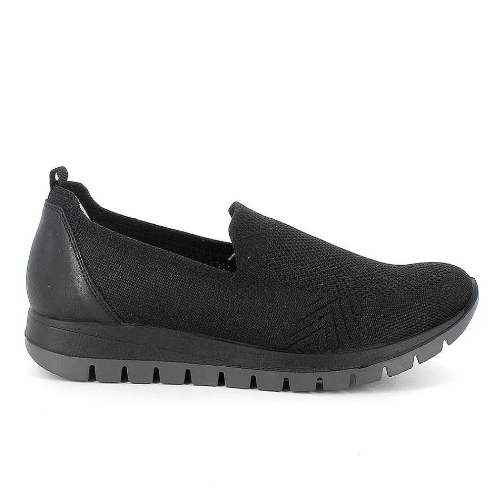 Mocassini E Slip On|Igi&Co Slip On Calzino Da Donna Nero