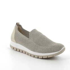 Mocassini E Slip On|Igi&Co Slip On Calzino Da Donna Beige-Platino