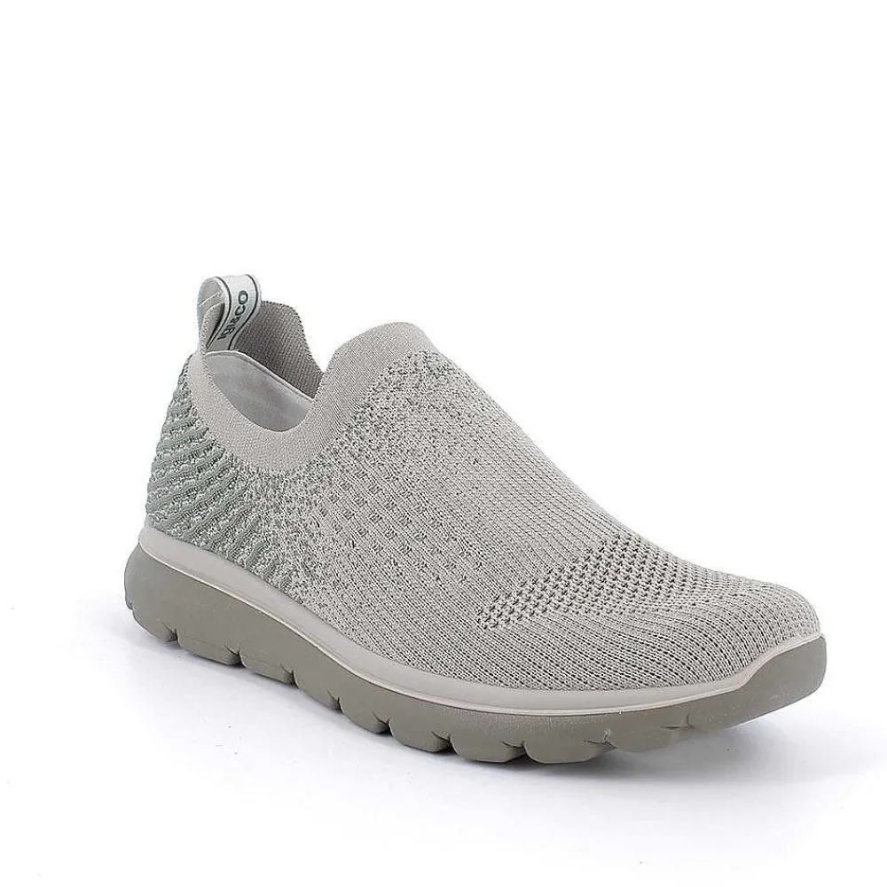 Mocassini E Scarpe Basse|Igi&Co Slip On Calzino Da Uomo Beige-Militare