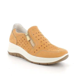 Mocassini E Slip On|Igi&Co Slip On Con Zeppa In Pelle Da Donna Cognac