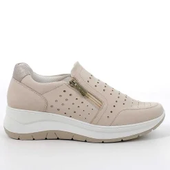 Mocassini E Slip On|Igi&Co Slip On Con Zeppa In Pelle Da Donna Panna