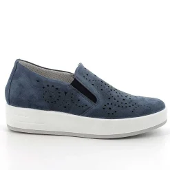 Mocassini E Slip On|Igi&Co Slip On In Pelle Da Donna Jeans