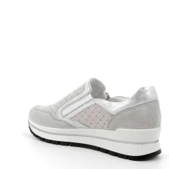 Mocassini E Slip On|Igi&Co Slip On In Pelle Da Donna Perla-Grigio Chiaro