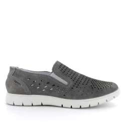 Mocassini E Scarpe Basse|Igi&Co Slip On In Pelle Da Uomo Grigio