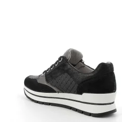 Sneakers|Igi&Co Sneaker In Pelle Da Donna Nero
