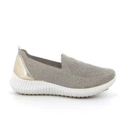 Mocassini E Slip On|Igi&Co Sneakers Calzino Da Donna Beige-Platino