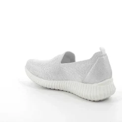 Mocassini E Slip On|Igi&Co Sneakers Calzino Da Donna Bianco-Argento