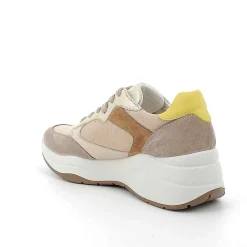 Zeppe|Igi&Co Sneakers Con Zeppa Da Donna Visone-Beige