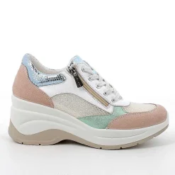 Zeppe|Igi&Co Sneakers Con Zeppa Da Donna Skin-Bianco