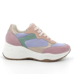 Zeppe|Igi&Co Sneakers Con Zeppa Da Donna Chiffon-Indaco