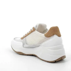 Zeppe|Igi&Co Sneakers Con Zeppa Da Donna Bianco-Beige