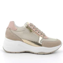 Zeppe|Igi&Co Sneakers Con Zeppa Da Donna Avorio-Skin