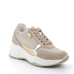 Zeppe|Igi&Co Sneakers Con Zeppa Da Donna Avorio-Skin