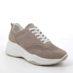 Zeppe|Igi&Co Sneakers Con Zeppa In Pelle Da Donna Visone