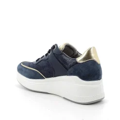 Zeppe|Igi&Co Sneakers Con Zeppa In Pelle Da Donna Jeans