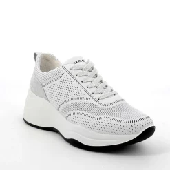 Zeppe|Igi&Co Sneakers Con Zeppa In Pelle Da Donna Bianco