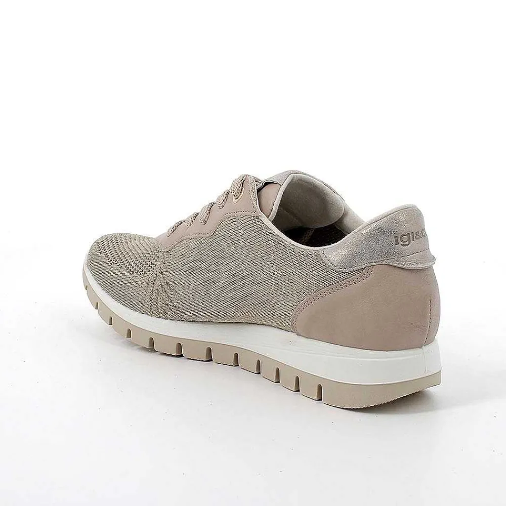 Sneakers|Igi&Co Sneakers Da Donna Beige-Platino