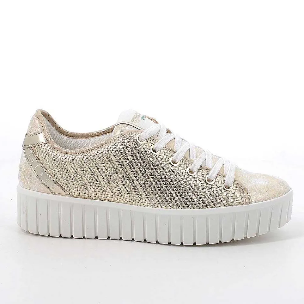 Scarpe Ecosostenibili|Igi&Co Sneakers Da Donna Platino