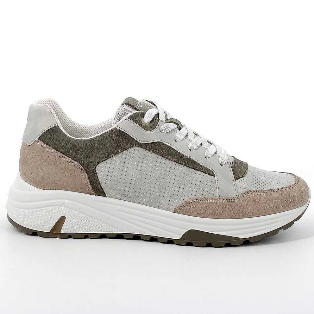 Sneakers|Igi&Co Sneakers Da Uomo Beige Scuro