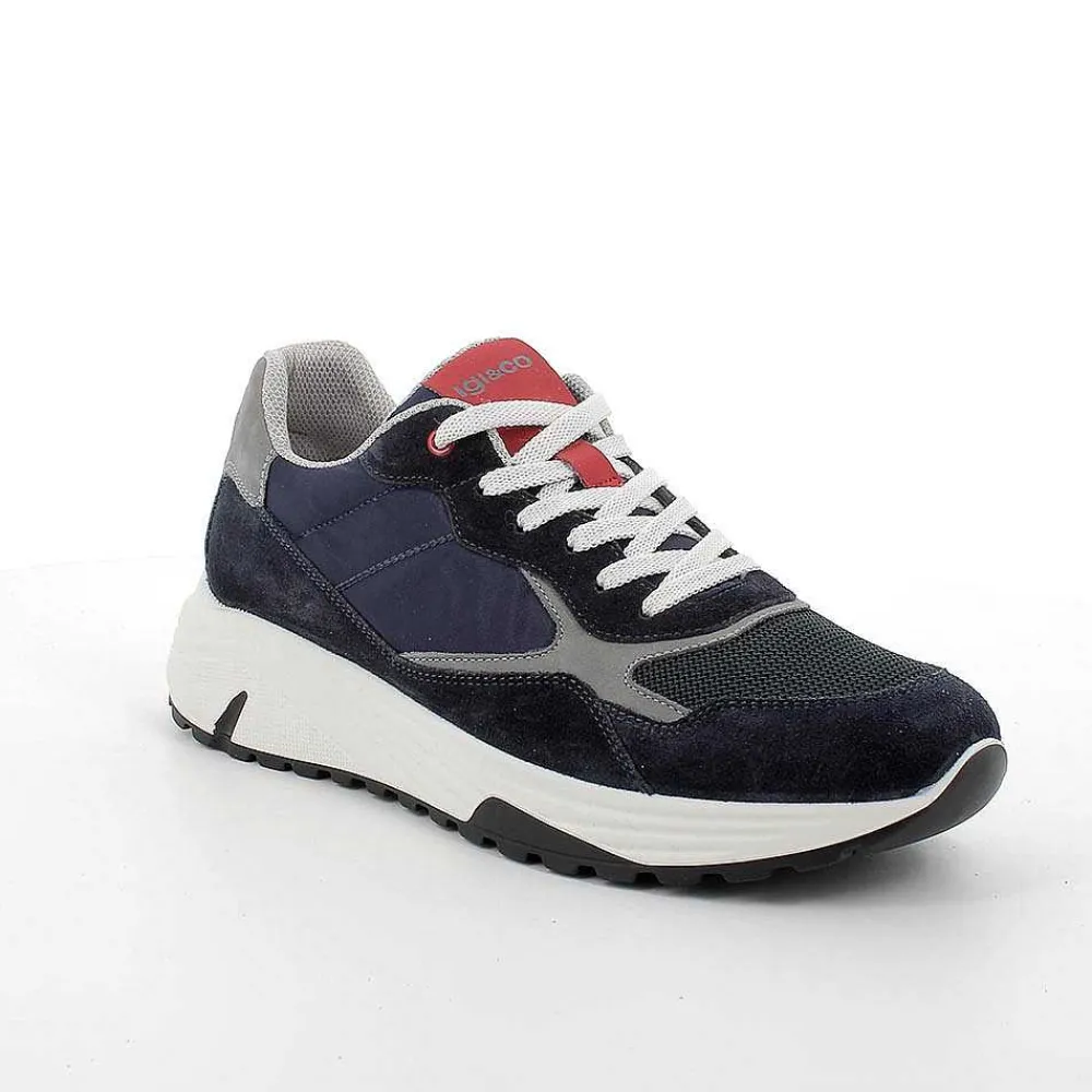 Sneakers|Igi&Co Sneakers Da Uomo Blu