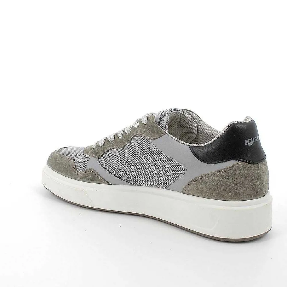 Sneakers|Igi&Co Sneakers Da Uomo Verde Militare
