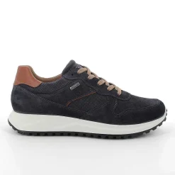 Sneakers|Igi&Co Sneakers Gore-Tex In Pelle Da Uomo Blu