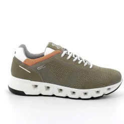 Sneakers|Igi&Co Sneakers Gore-Tex Surround In Pelle Da Uomo Verde Militare