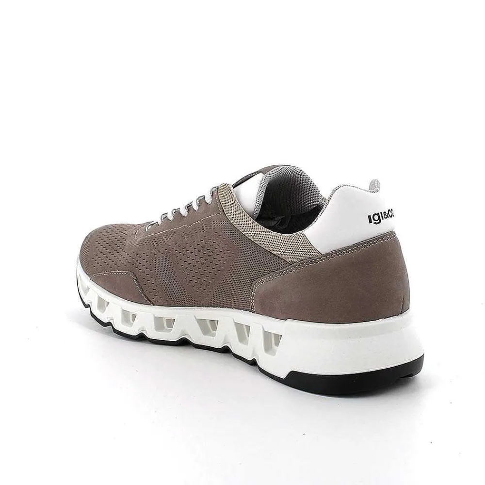 Sneakers|Igi&Co Sneakers Gore-Tex Surround In Pelle Da Uomo Peltro