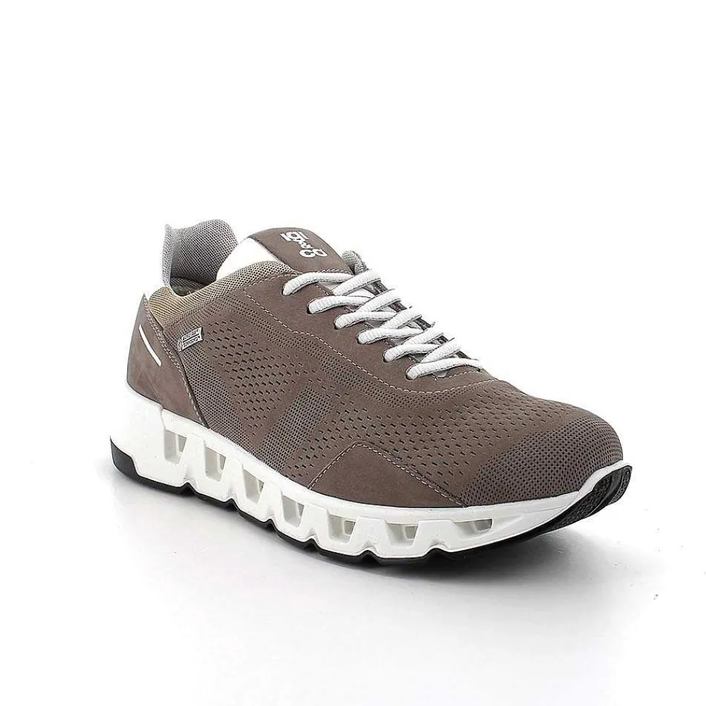 Sneakers|Igi&Co Sneakers Gore-Tex Surround In Pelle Da Uomo Peltro