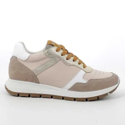 Sneakers|Igi&Co Sneakers In Pelle Da Donna Ecru-Visone