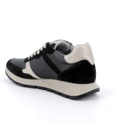 Sneakers|Igi&Co Sneakers In Pelle Da Donna Nero