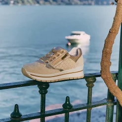 Sneakers|Igi&Co Sneakers In Pelle Da Donna Beige-Panna