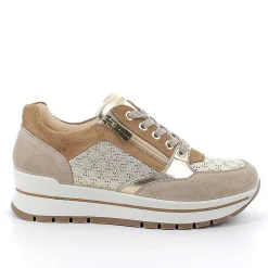 Sneakers|Igi&Co Sneakers In Pelle Da Donna Avorio-Platino