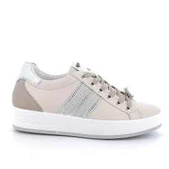 Sneakers|Igi&Co Sneakers In Pelle Da Donna Ecru