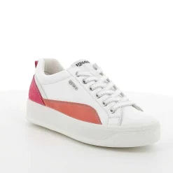 Sneakers|Igi&Co Sneakers In Pelle Da Donna Bianco-Corallo