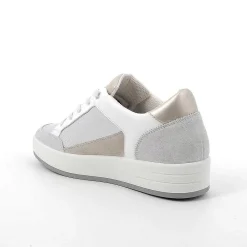 Sneakers|Igi&Co Sneakers In Pelle Da Donna Cristal-Argento