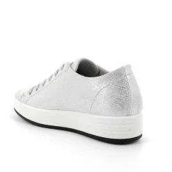 Sneakers|Igi&Co Sneakers In Pelle Da Donna Argento